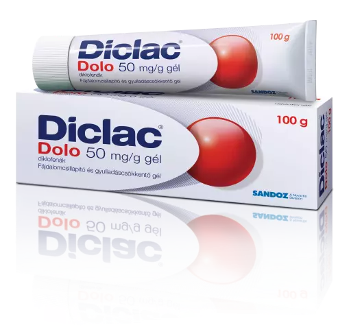 Diclac Dolo 50 mg/g gél 1x100g Diclac Dolo 50 mg/g gél 1x100g