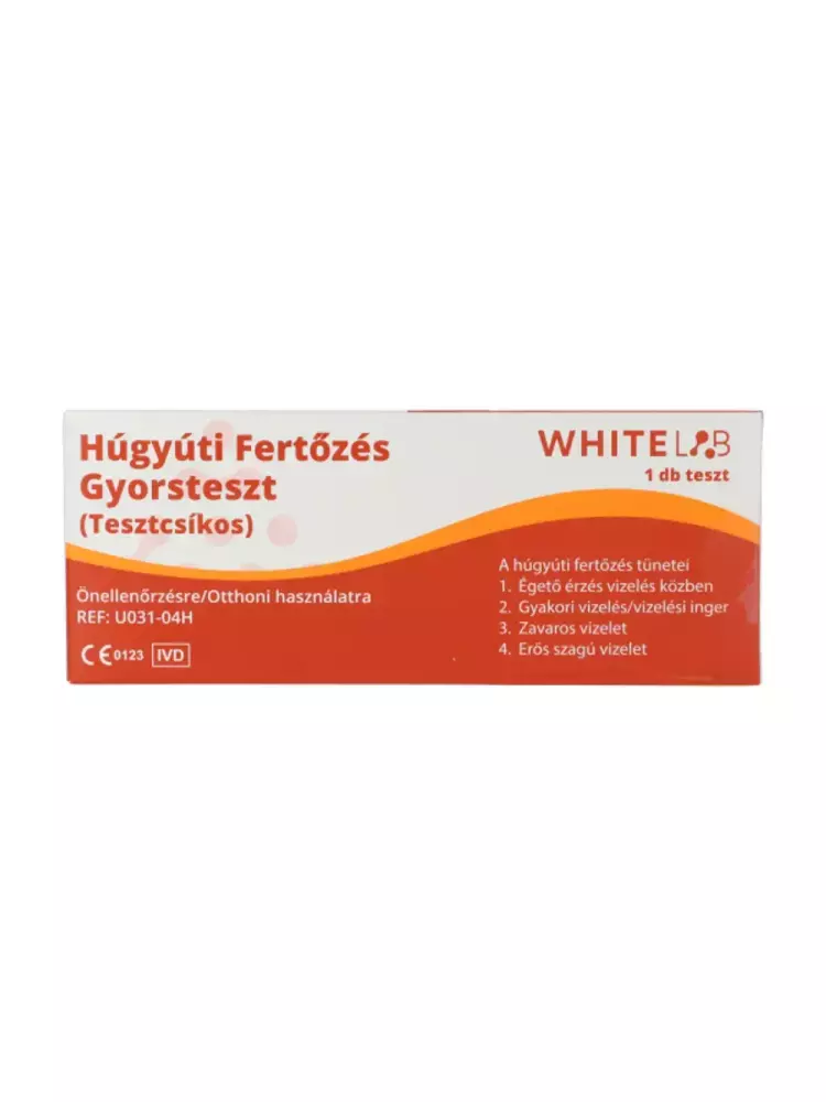 Whitelab Húgyúti fertőzés diagnosztikai teszt 1x Whitelab Húgyúti fertőzés diagnosztikai teszt 1x