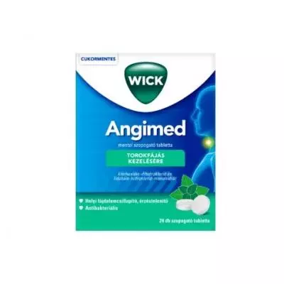 Angimed mentol szopogató tabletta 24x Angimed mentol szopogató tabletta 24x