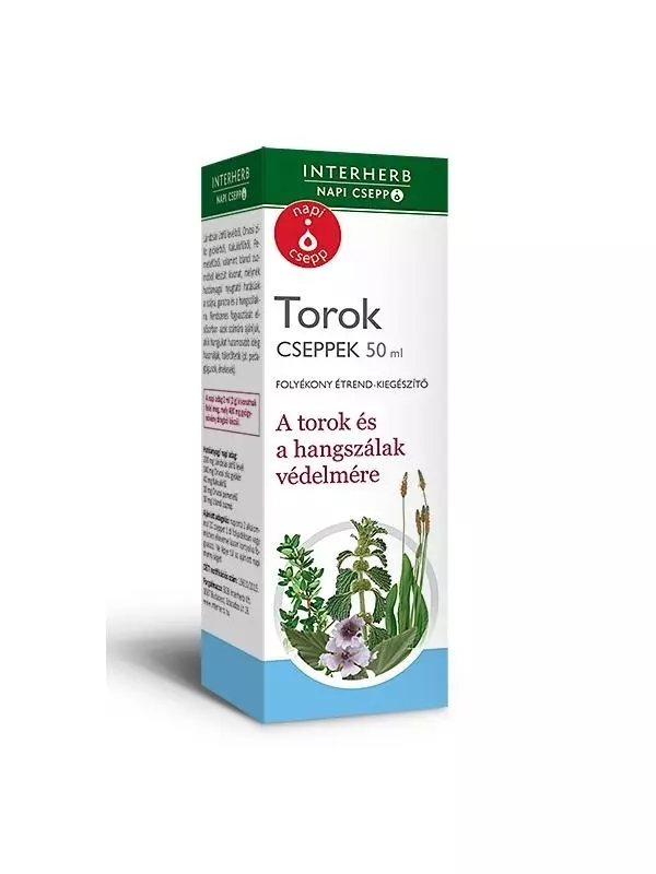 Interherb Napi Csepp Torok cseppek 50ml Interherb Napi Csepp Torok cseppek 50ml