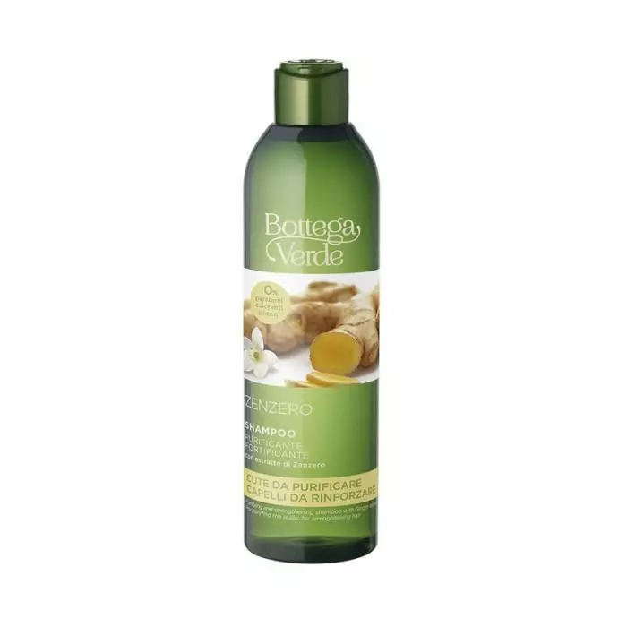 BottegaVerde Ginger-gyömbér erős.,tisztító sampon 250ml BottegaVerde Ginger-gyömbér erős.,tisztító sampon 250ml