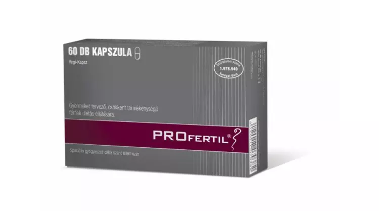 PROfertil spec. élelmiszer kapszula férfiaknak 60x PROfertil spec. élelmiszer kapszula férfiaknak 60x