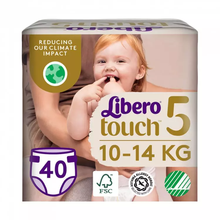 Libero Touch 5 JUMBO nadrágpelenka 40x Libero Touch 5 JUMBO nadrágpelenka 40x