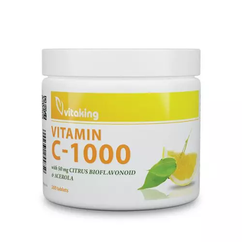 Vitaking C-vitamin 1000 mg acerola+csipkeb. tabl. 200x