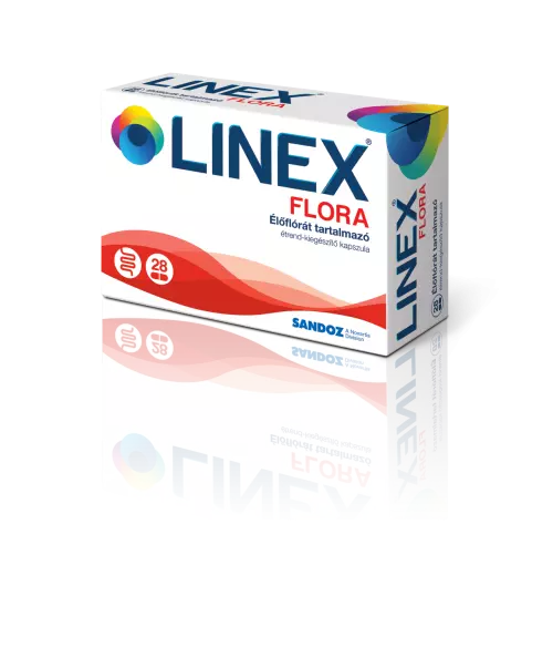Linex Flora élőflórás étrendkiegészítő kapszula 28x