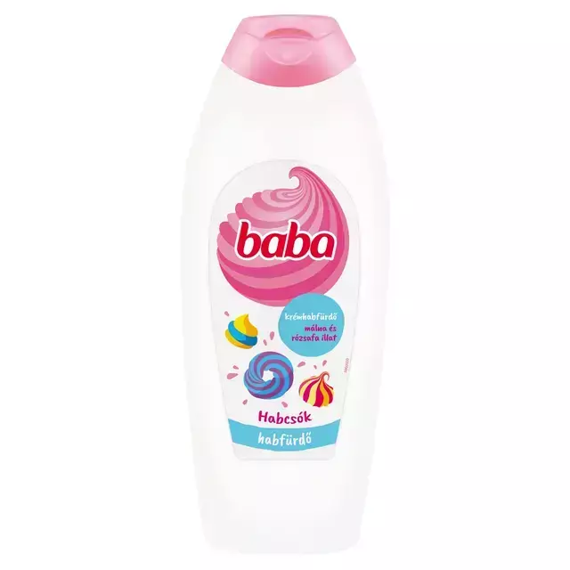 Baba habfürdő málna és rózsafa 750ml Baba habfürdő málna és rózsafa 750ml