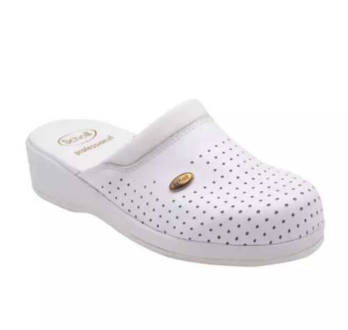 Scholl papucs klumpa Backq.műa.fehér 38sz pár