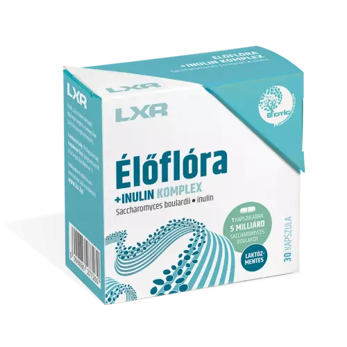 LXR Élőflóra+ inulin Komplex kapszula 30x