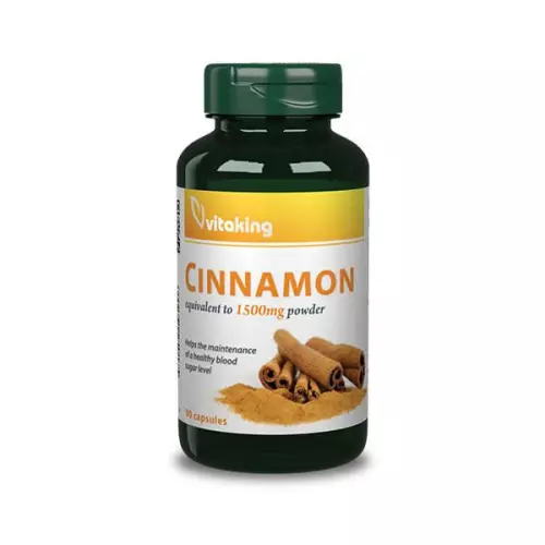 Vitaking Cinnamon fahéj 350 mg kapszula 90x