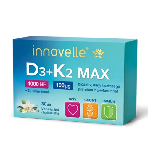 Innovelle D3+ K2 Max 4000 NE rágótabletta 30x