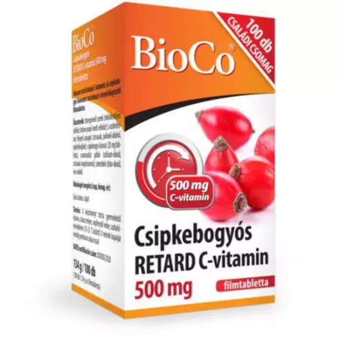BioCo Csipkebogyós retard C-vitamin  500 mg ftabl. 100x