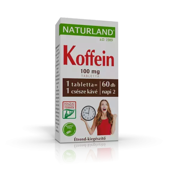 Naturland Koffein tabletta 60x Naturland Koffein tabletta 60x