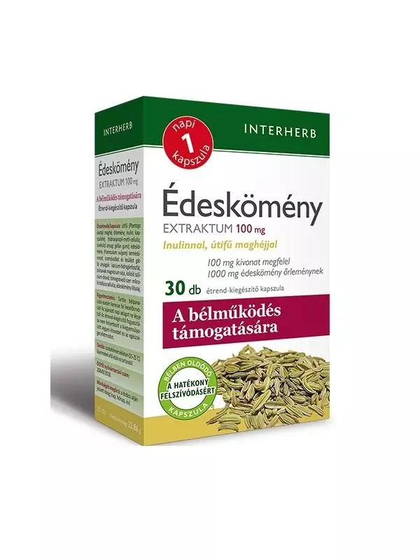 Interherb Napi1 Édeskömény Extraktum kapszula 30x Interherb Napi1 Édeskömény Extraktum kapszula 30x
