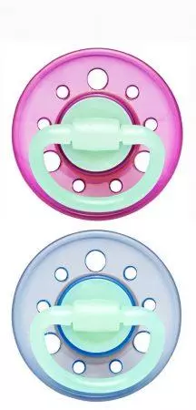 Nip 0-6 vegyes világítós cseresznye latex cumi 2x Nip 0-6 vegyes világítós cseresznye latex cumi 2x