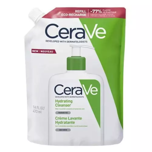 CeraVe Hidratáló tisztító gél utántöltő 473ml