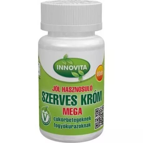 BioCo InnoVita Szerves Króm Mega tabletta 60x BioCo InnoVita Szerves Króm Mega tabletta 60x