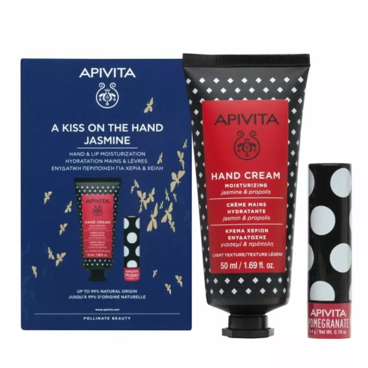 APIVITA Kézkrém+ ajakápoló csomag (hidr.+gránáta.) 50ml+4,4g APIVITA Kézkrém+ ajakápoló csomag (hidr.+gránáta.) 50ml+4,4g