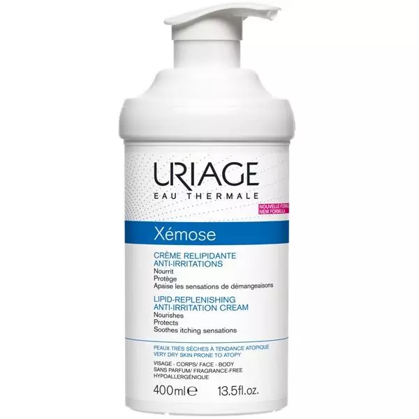 Uriage Xémose krém száraz/nagyon száraz bőrre 400ml Uriage Xémose krém száraz/nagyon száraz bőrre 400ml