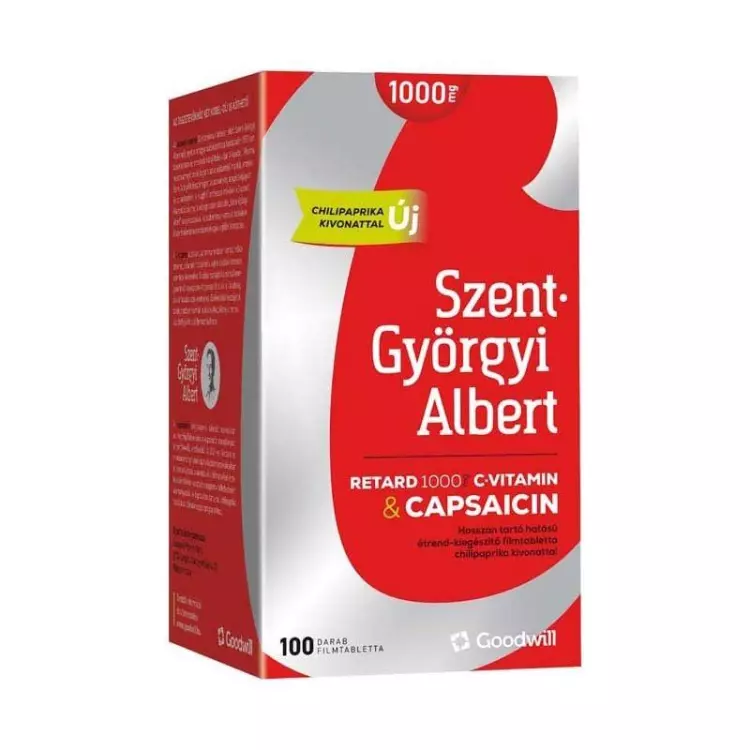Szent- Györgyi Albert C-vit. 1000mg ret.tbl. chili 100x