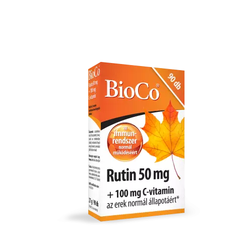 BioCo Rutin 50 mg + C-vitamin 100 mg tabletta 90x
