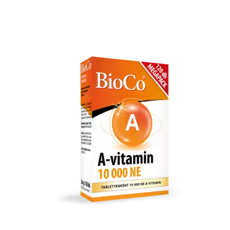 BioCo A-vitamin 10000 NE étrendkiegészítő tabl. 120x