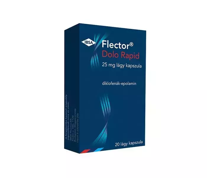 Flector Dolo Rapid 25 mg lágy kapszula 20x Flector Dolo Rapid 25 mg lágy kapszula 20x