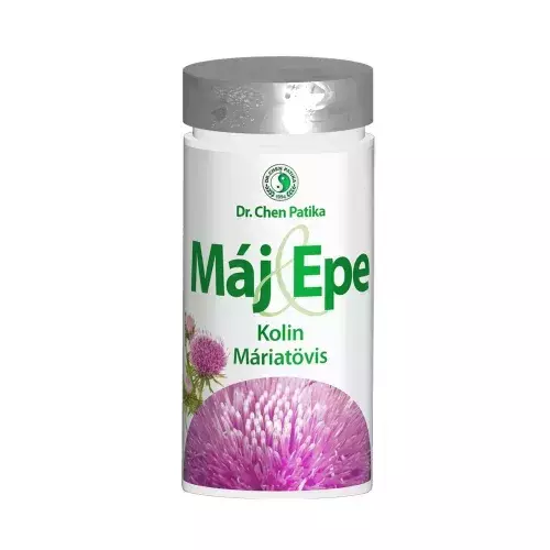 Dr.Chen Máj és epe máriatövis kolin kapszula 60x Dr.Chen Máj és epe máriatövis kolin kapszula 60x