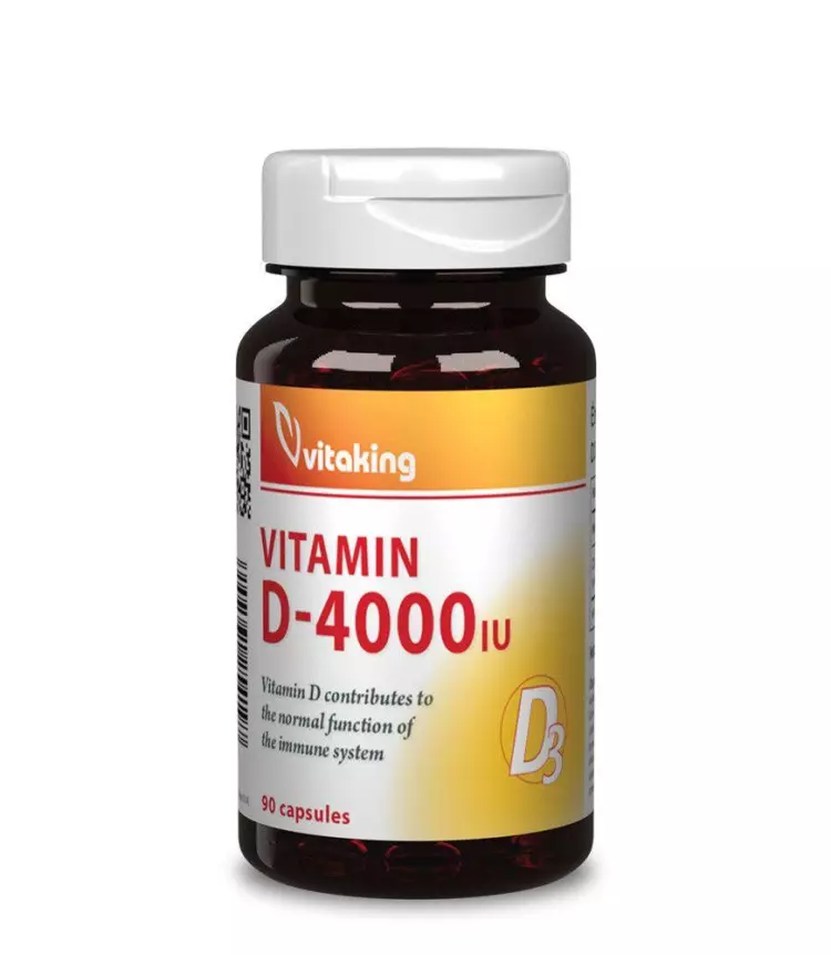 Vitaking D-vitamin 4000 NE kapszula 90x Vitaking D-vitamin 4000 NE kapszula 90x
