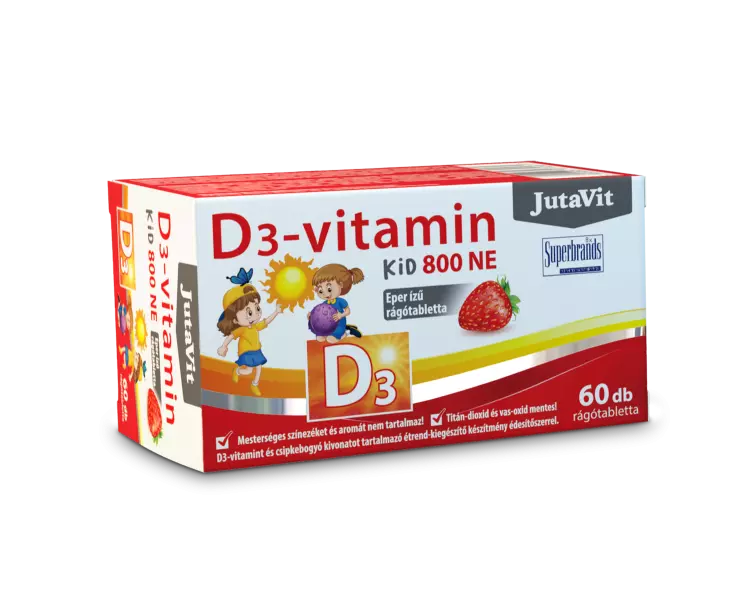 Jutavit D3-vitamin kid 800NE 60x Jutavit D3-vitamin kid 800NE 60x