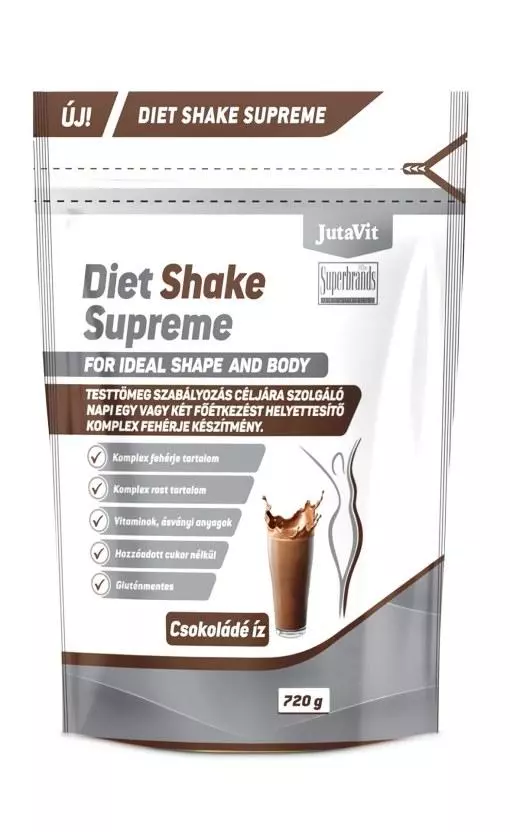 JutaVit Diet Shake Supreme csokoládé 720g JutaVit Diet Shake Supreme csokoládé 720g