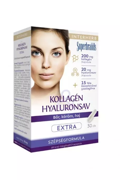Interherb Kollagén+ Hyaluronsav Extra kapszula 30x Interherb Kollagén+ Hyaluronsav Extra kapszula 30x