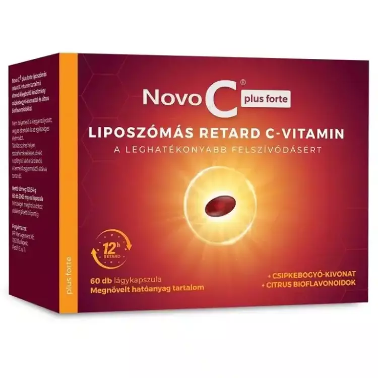 Novo C Plus Forte liposzómás retard C kapszula 60x