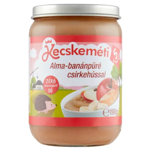 Kecskeméti alma-banánpüré csirkehússal 190g