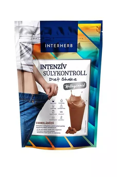 Interherb Intenzív Súlykontroll shake csokoládé 528g