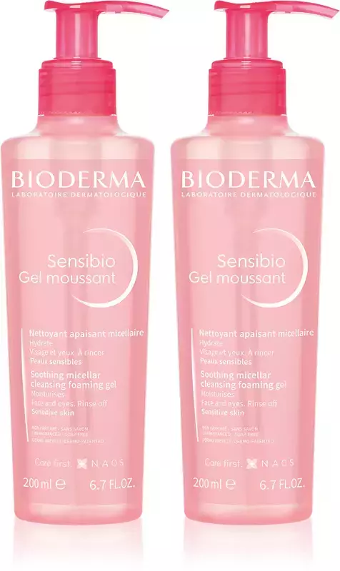 Bioderma Sensibio Gel Moussant (habzó gél) 2x200ml Bioderma Sensibio Gel Moussant (habzó gél) 2x200ml