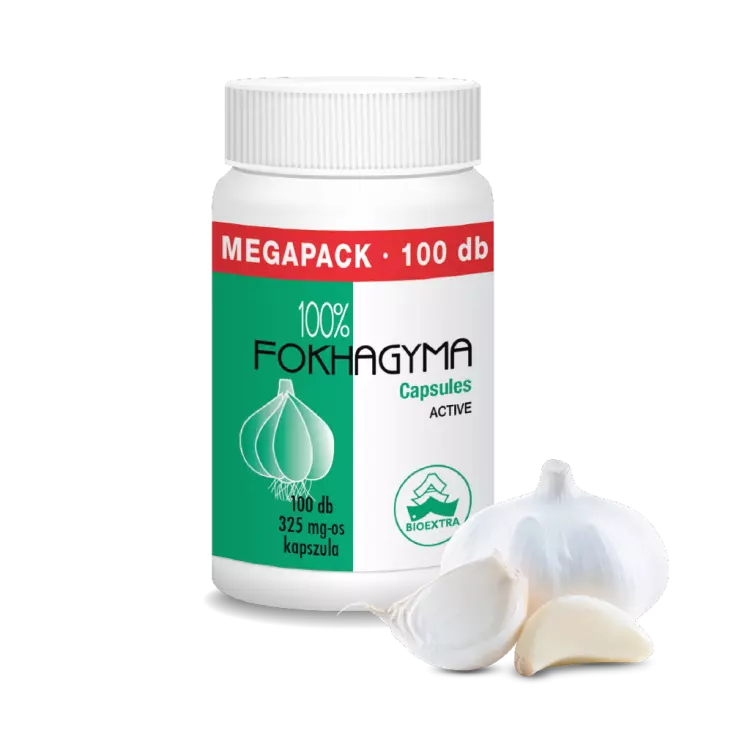 Bioextra Fokhagyma kapszula megapack 100x Bioextra Fokhagyma kapszula megapack 100x