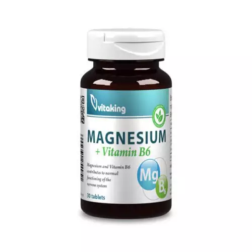 Vitaking Magnézium-citrát+ B6-vitamin tabletta 30x