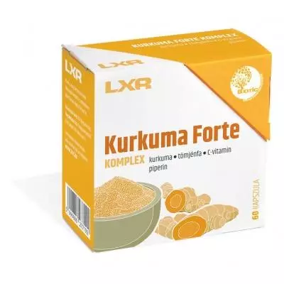 LXR Kurkuma+ Tömjénfa Komplex kapszula 60x LXR Kurkuma+ Tömjénfa Komplex kapszula 60x