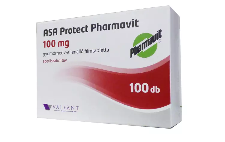 ASA Protect Pharmavit 100 mg gyomorn.-ell.filmtbl. 100x ASA Protect Pharmavit 100 mg gyomorn.-ell.filmtbl. 100x