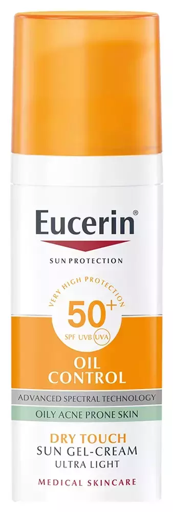 Eucerin Sun Oil Control napozó krém-gél arcra SPF50+ 50ml