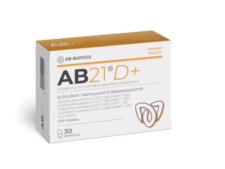 AB21 D+ élőflórát tart. étrendkieg. kapszula 30x AB21 D+ élőflórát tart. étrendkieg. kapszula 30x