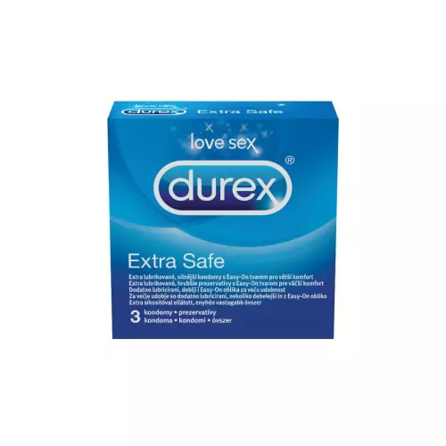 Durex óvszer Extra Safe spermicid 3x