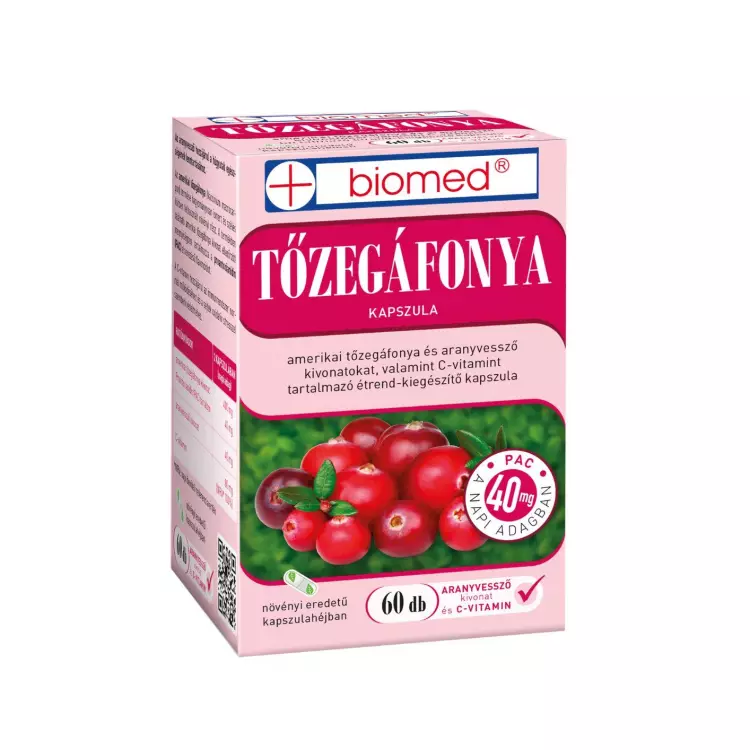 Biomed Tőzegáfonya kapszula 60x Biomed Tőzegáfonya kapszula 60x