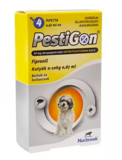 Pestigon spot on   S 2-10 kg A.U.V. 4x