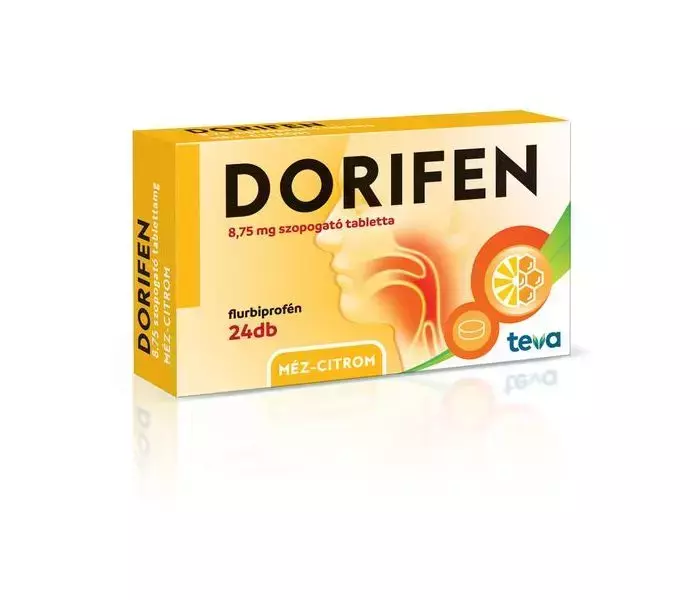 Dorifen 8,75 mg szopogató tabletta 24x Dorifen 8,75 mg szopogató tabletta 24x