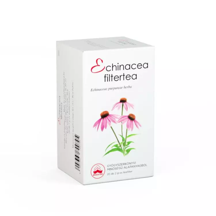 BIOEXTRA Echinacea tea filteres 20x2g BIOEXTRA Echinacea tea filteres 20x2g