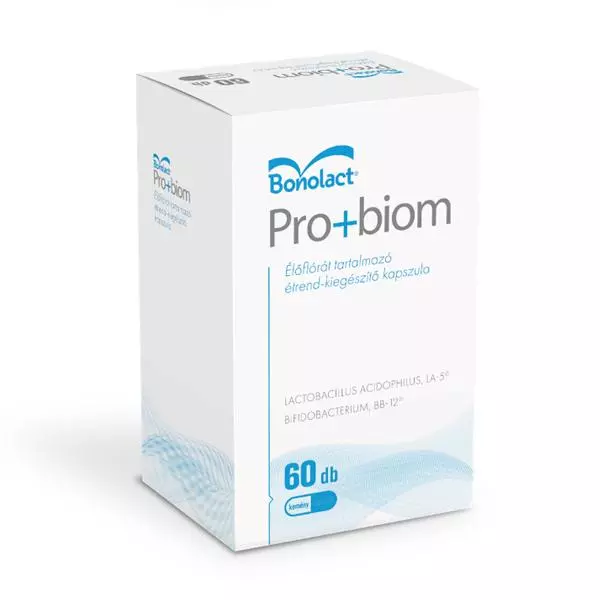 Bonolact Pro+biom étrendkiegészítő kapszula 60x