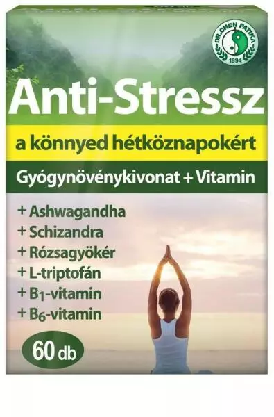 Dr.Chen Anti-Stressz gyógynövény+ vitamin kapszula 60x