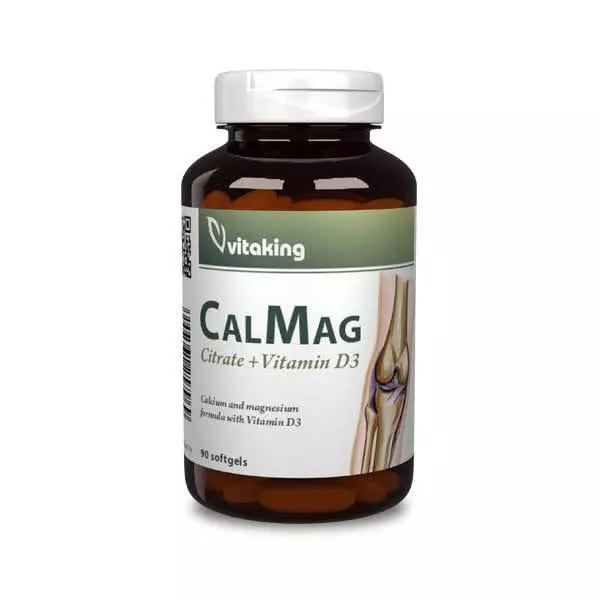 Vitaking CalMag Citrát D3 gélkapszula 90x Vitaking CalMag Citrát D3 gélkapszula 90x