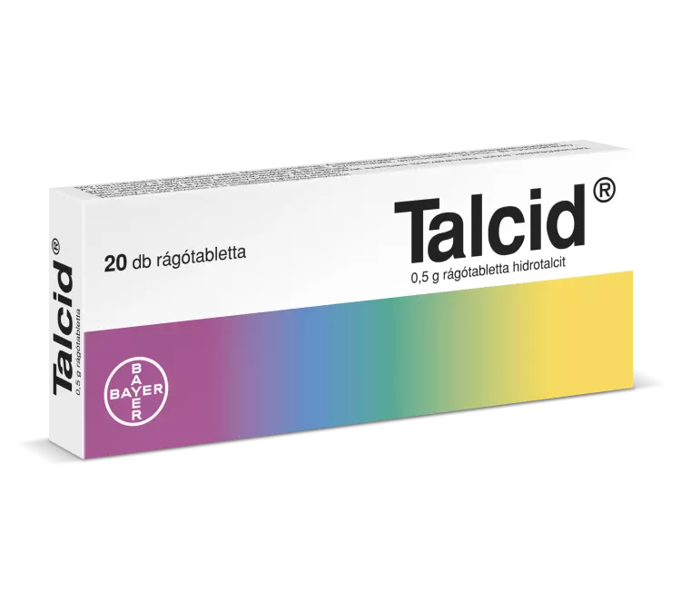 Talcid 0,5 g rágótabletta 20x Talcid 0,5 g rágótabletta 20x